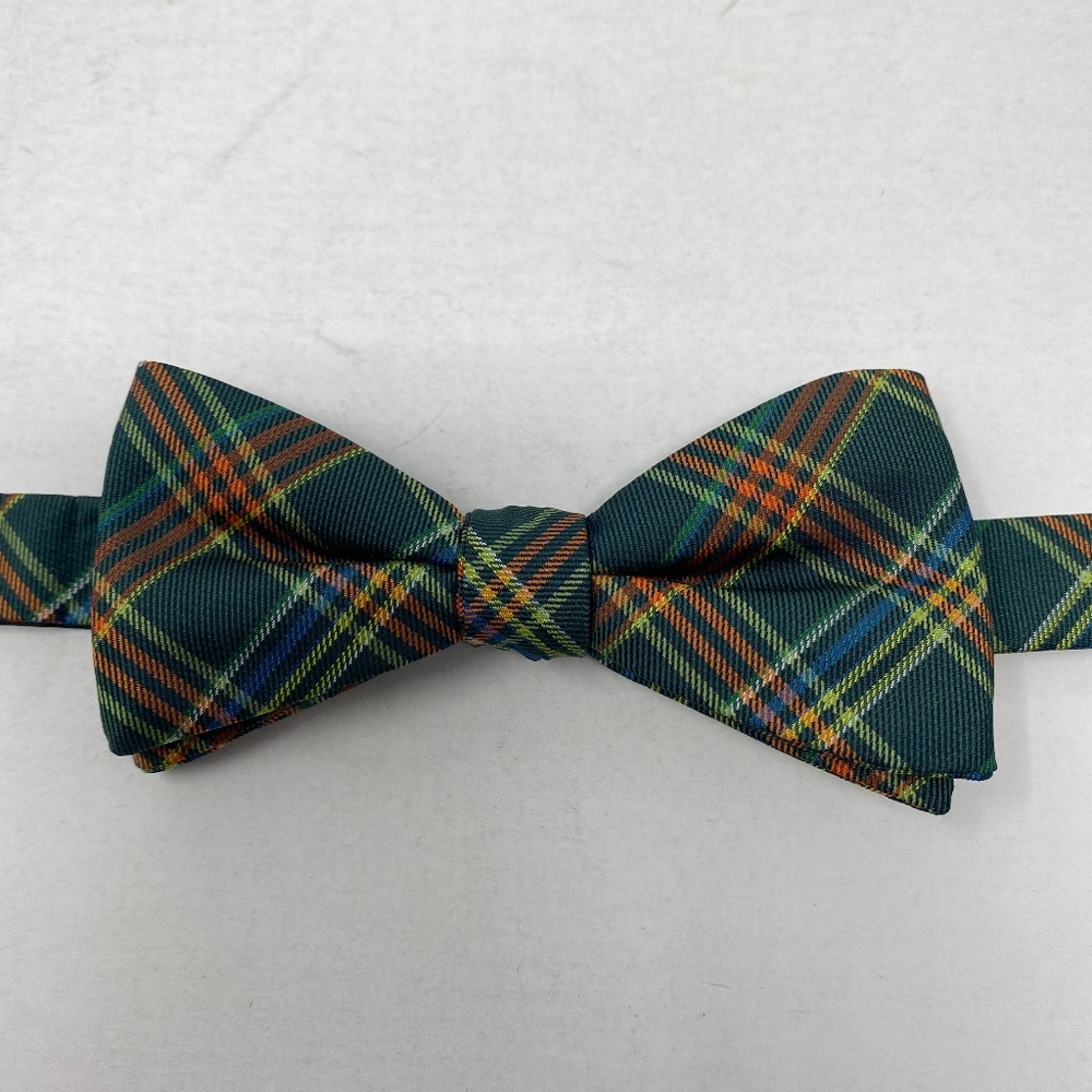 JF J. Ferrar Bow Tie Green Plaid